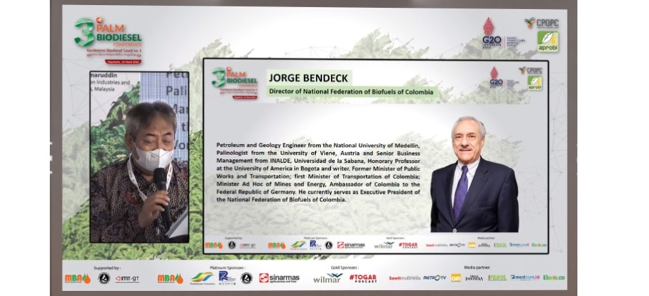 Colombia compartió su experiencia nacional en la 3ra Conferencia sobre biodiesel de palma celebrada en Yogyakarta, Indonesia