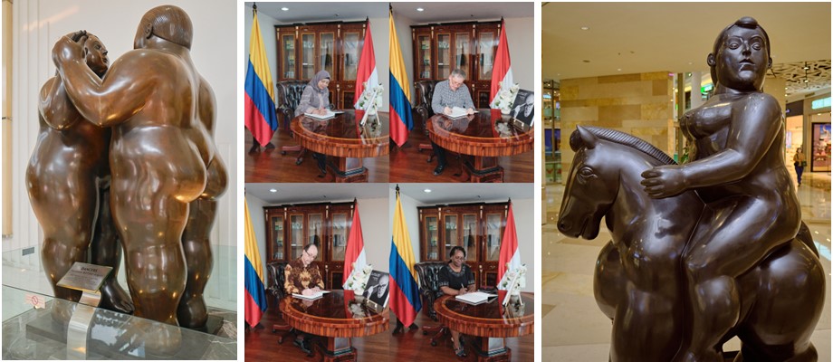 Embajada de Colombia en Indonesia honra la memoria de Fernando Botero con un Libro de Condolencias