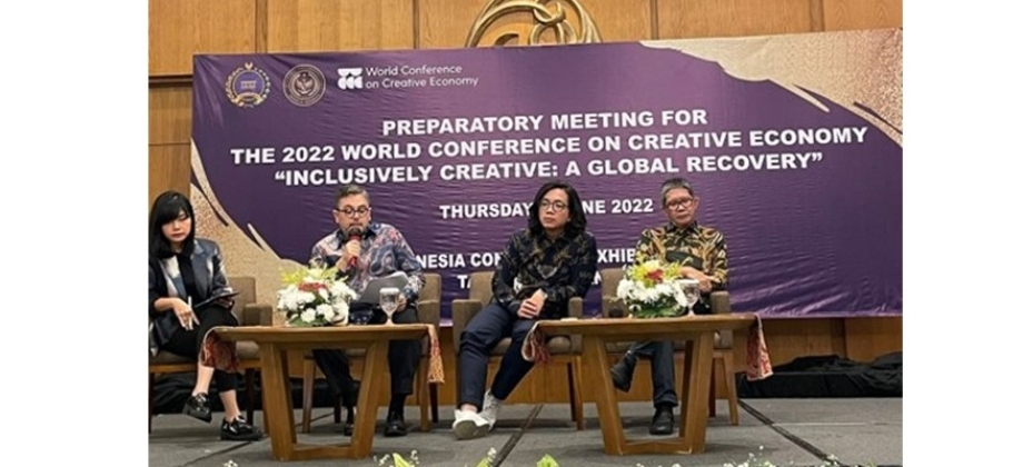 Embajador de Colombia participó en la reunión preparatoria para la Conferencia Mundial sobre Economía Creativa 2022