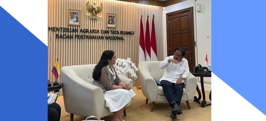 La Agencia Nacional de Tierras adelantó productiva agenda de trabajo en Indonesia con el apoyo de la Embajada de Colombia