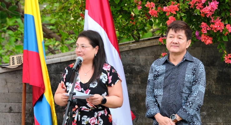 Embajada de Colombia en Indonesia conmemoró fiestas patria en Bali