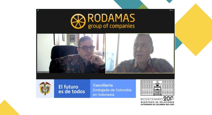 Embajador de Colombia realizó un primer acercamiento con el presidente de Rodamas Inti International