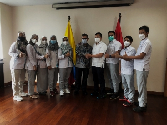 La Embajada de Colombia en Indonesia llevó a cabo una jornada de vacunación contra el Covid-19